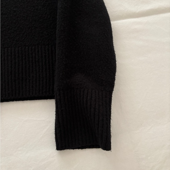 & Other Stories Black Mock-Neck Sweater - Picture 2 of 3